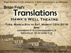 “Translations” Is First 60th Anniversary Production